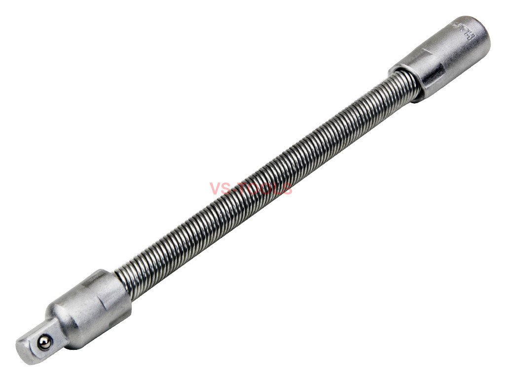 6in 150mm Long 1/4 Drive Flexible Spring Extension Socket Ratchet Bar
